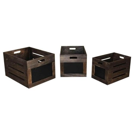 SCREEN GEMS Set of 3 Box Wood 2PK SGT67